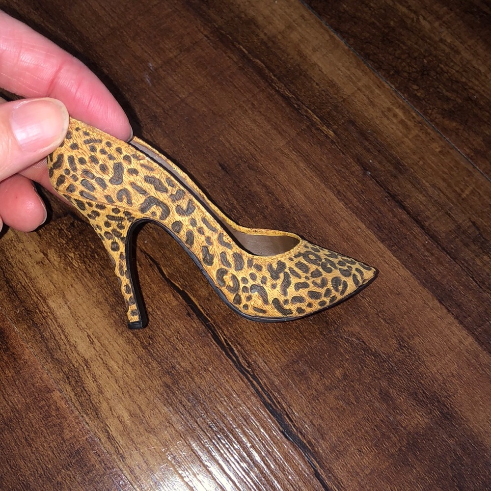 Just the Right Shoe Leopard Stiletto